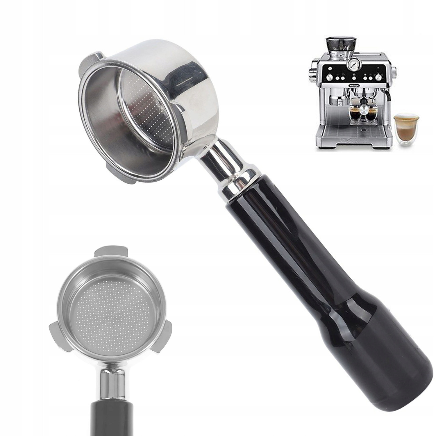 Bezedná Baňka Pro Kávovar, Držák Abs 54 MM Pro Bambino Plus