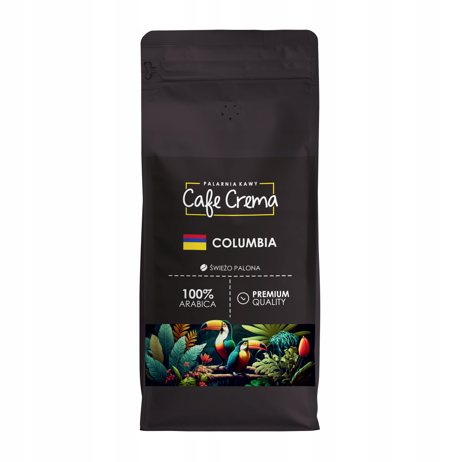 Zrnková káva Čerstvě pražená Columbia 1kg Arabica