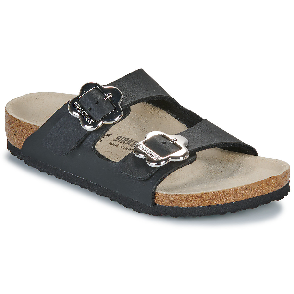 BIRKENSTOCK  Arizona Kids Flower Buckle BF Black  Černá