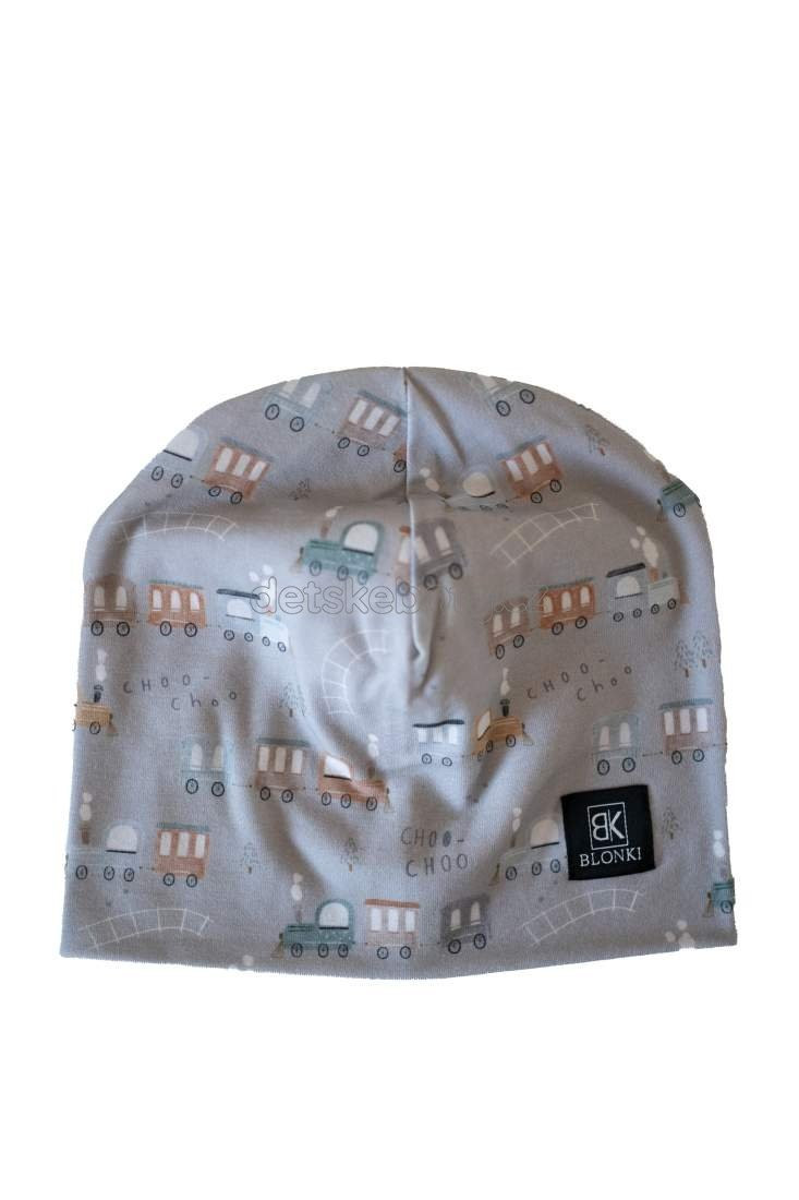 Tenká čepice Blonki č.239 vlaky Velikost: 45-47