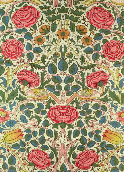 Morris, William Obrazová reprodukce 'Rose', 1883, Morris, William, 30 × 40 cm
