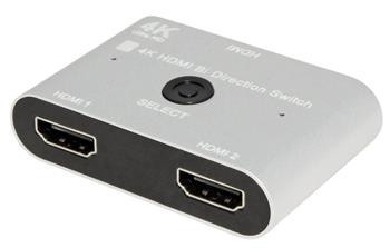 Přepínač HDMI 2:1 / 1:2, 4K@60Hz, obousměrný
