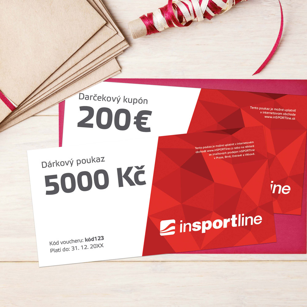 inSPORTline Vouchers Dárkový poukaz - 5.000 Kč pro nákup