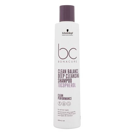Schwarzkopf Professional BC Bonacure Clean Balance Tocopherol Shampoo hloubkově čisticí šampon 250 ml pro ženy