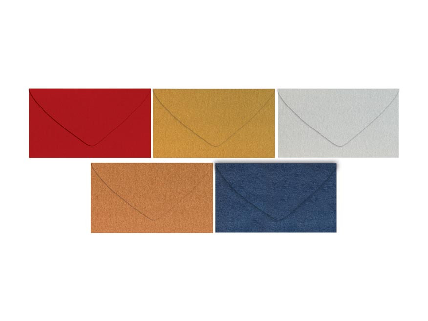 MFP 5550353 Dopisní obálka metallic 120g C6 114x162mm - mix barev