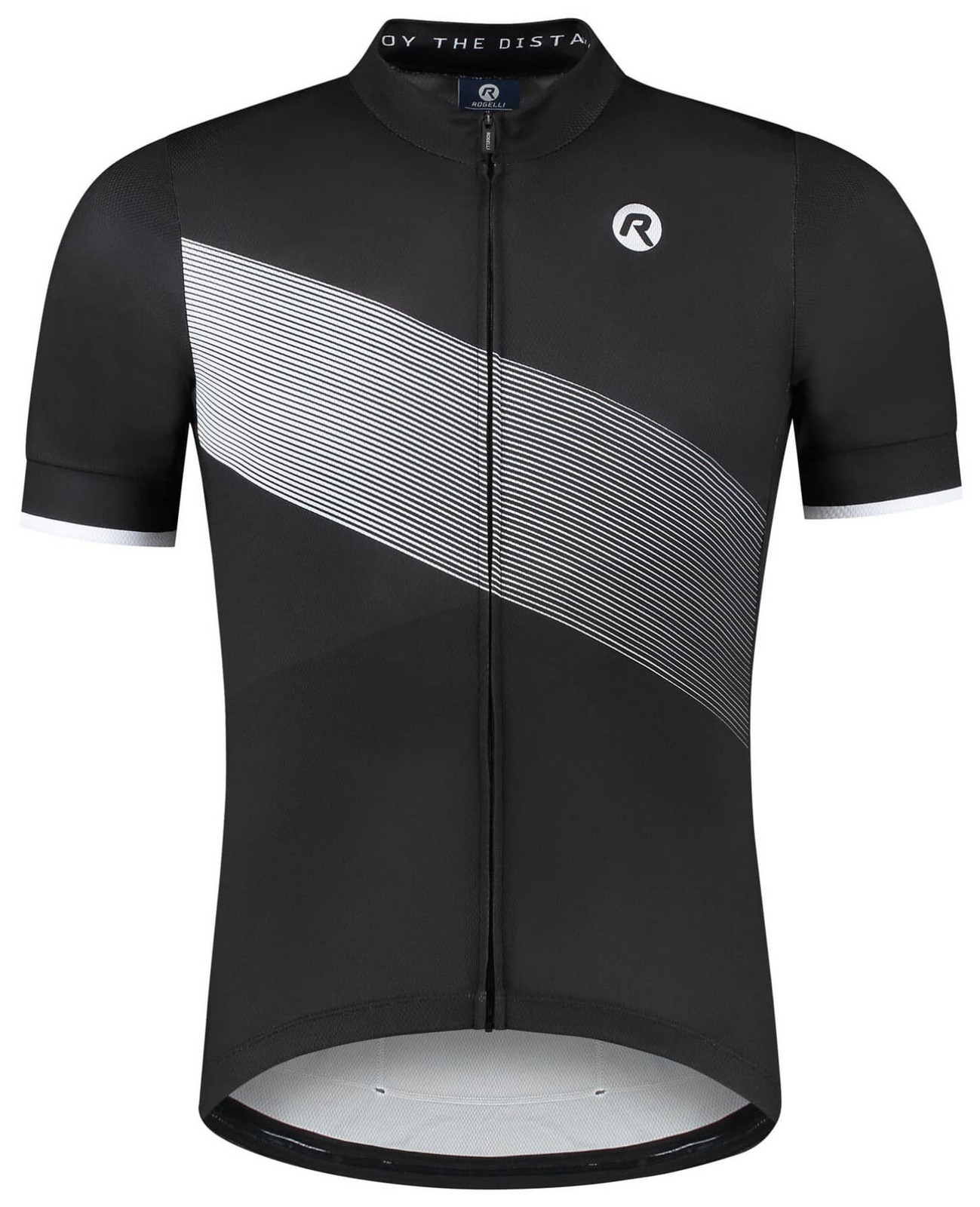 Pánský cyklodres Rogelli GROOVE s krátkým rukávem, černý 5XL