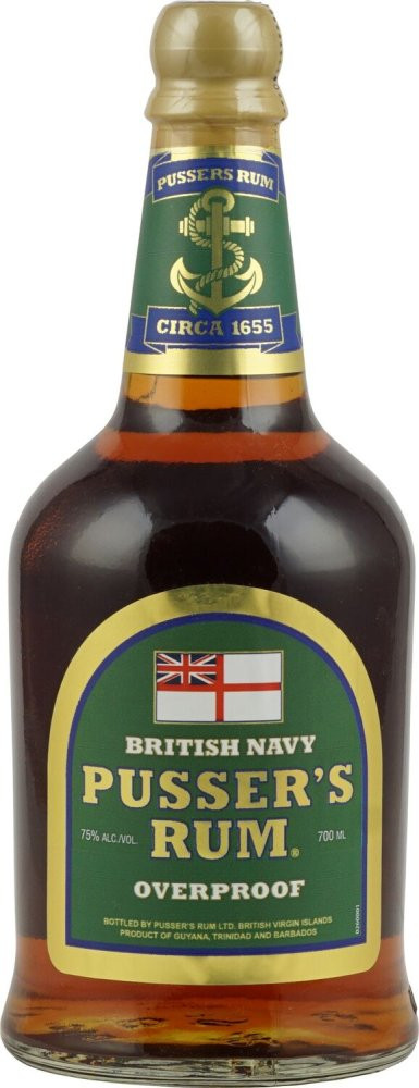 Pusser's British Navy Rum Overproof 0,7l 75,5%