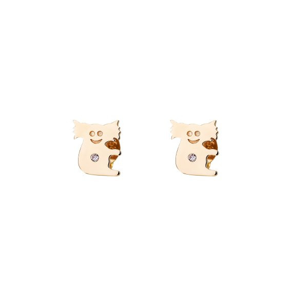 Náušnice se syntetickými kameny 236-185-001526 1.05g