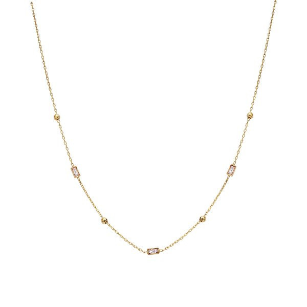 Náhrdelník se syntetickými kameny 276-087-0022 43-1.70g