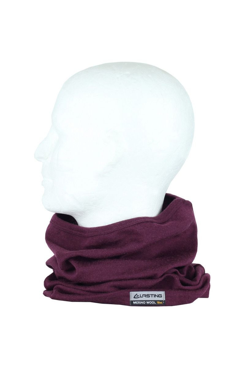 Lasting merino nákrčník BUL 3838 vínová Velikost: UNI 8596445025255