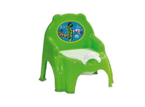 Nočník židle - zelený 35 cm