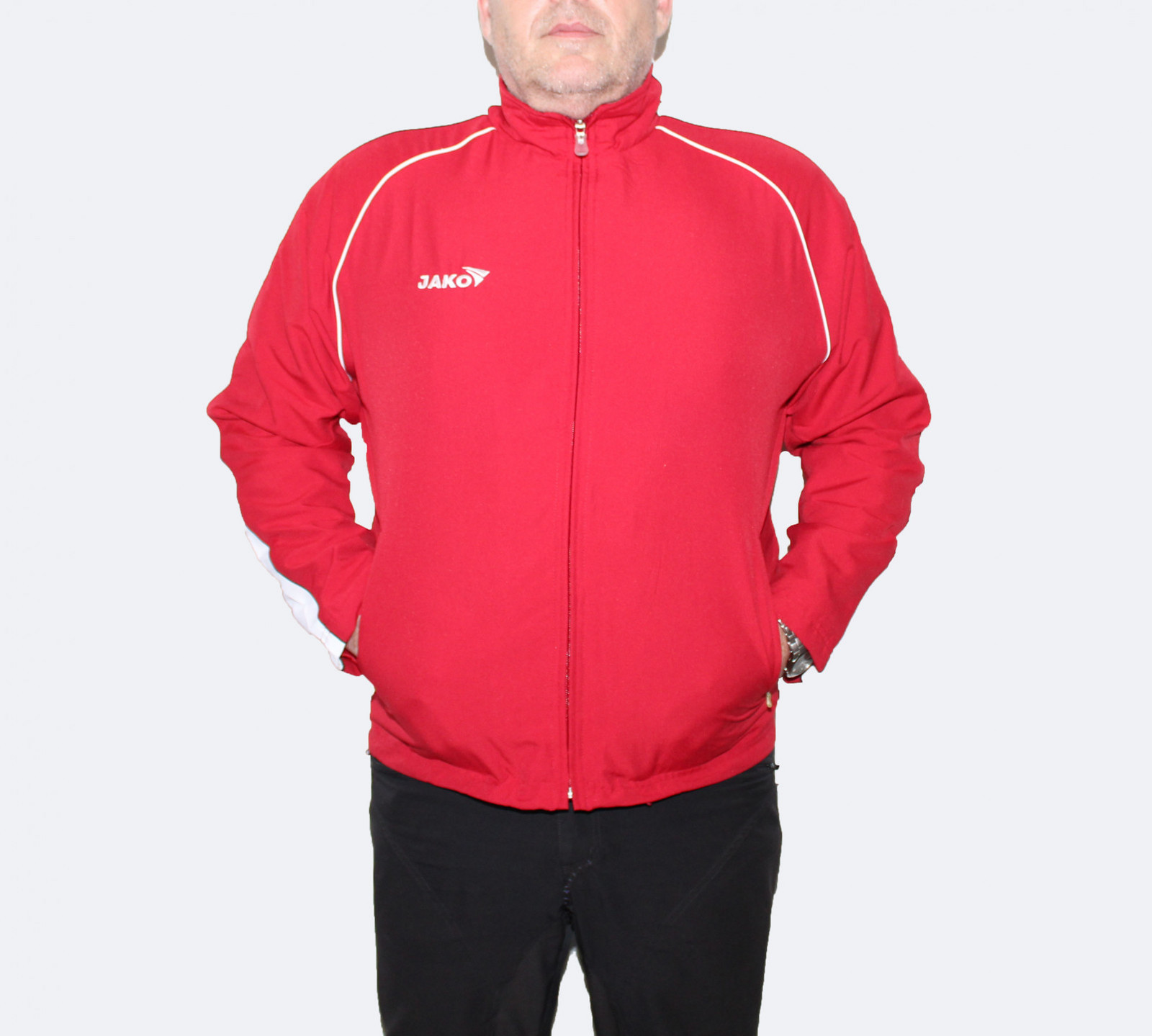 Jako JAKO pánská červená sportovní bunda