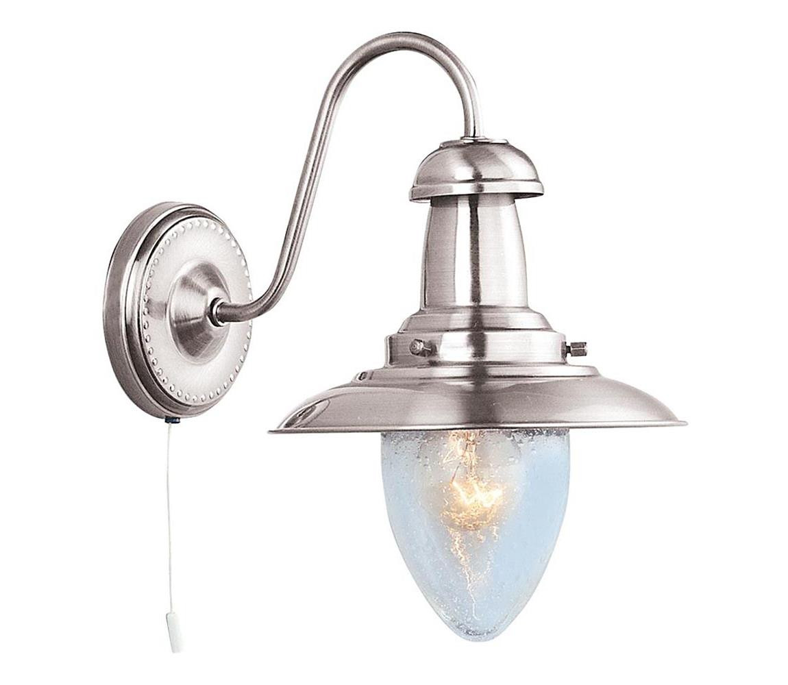 Searchlight Searchlight 5331-1SS - Nástěnné svítidlo FISHERMAN 1xE27/60W/230V