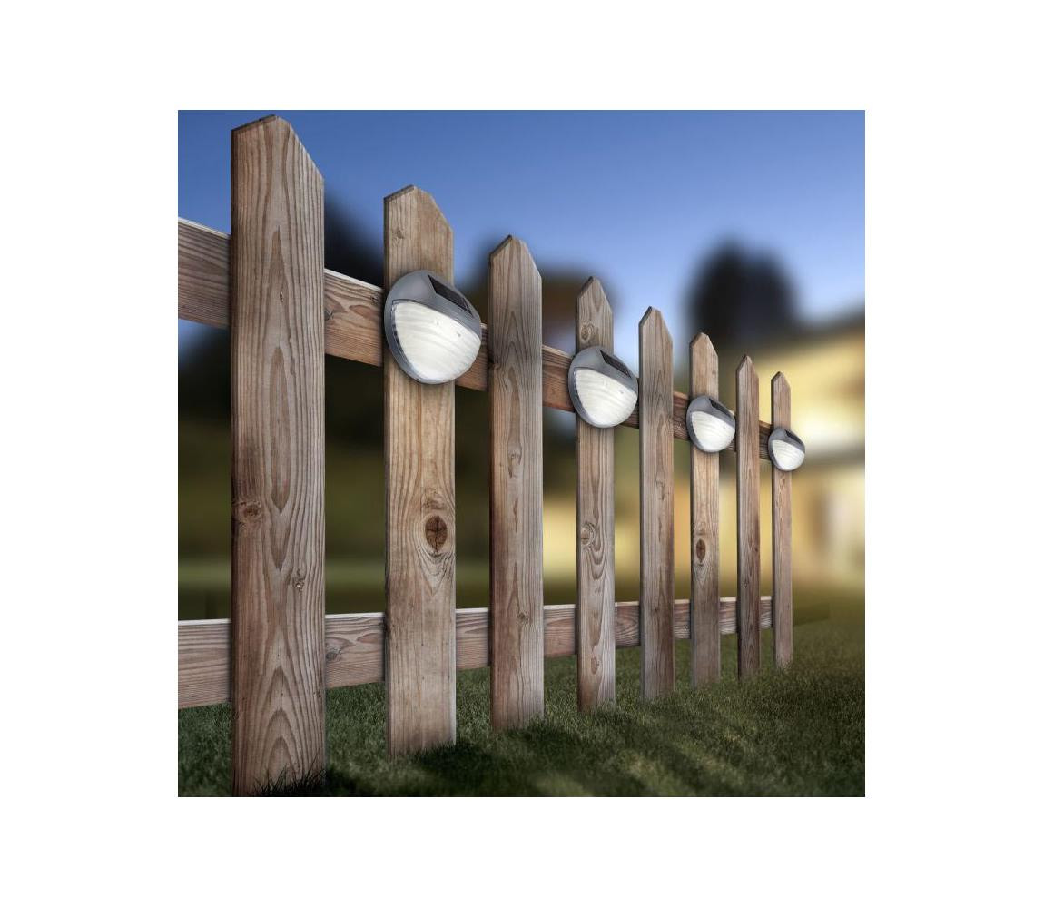 Globo Globo 33429-12 - LED Solární nástěnné svítidlo SOLAR 2xLED/0,06W/1,2V IP44