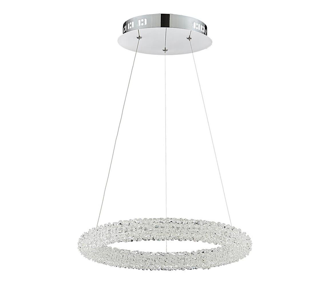 Luxera LUXERA  - LED Křišťálový lustr na lanku ALMEDA LED/24W/230V