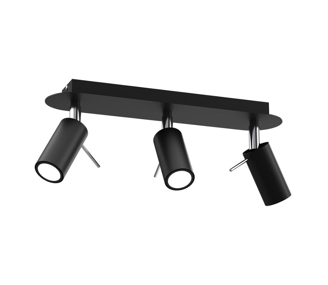 Bodové svítidlo PRESTON 3xGU10/MR11/40W/230V černá