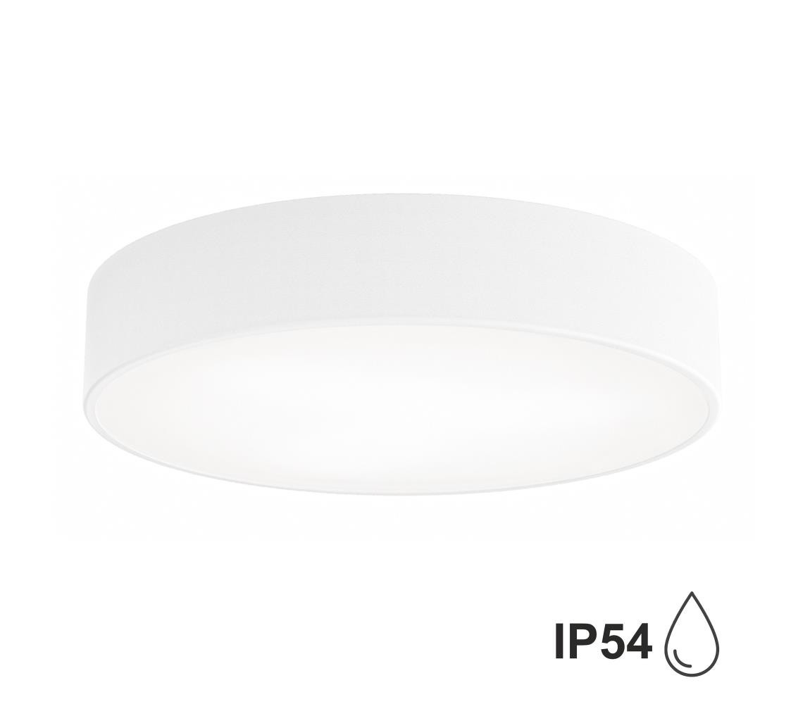 Koupelnové stropní svítidlo CLEO 3xE27/24W/230V pr. 40 cm bílá IP54