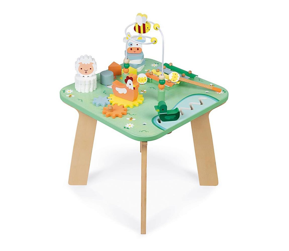 Janod Janod - Dětský interaktivní stolek louka