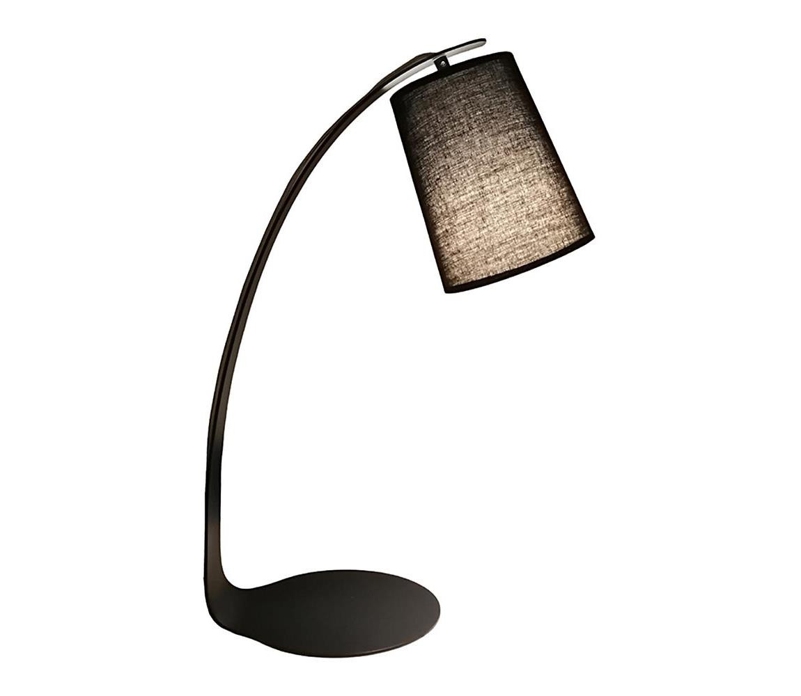 108008 - Stolní lampa GALLANT 1xE27/11W/230V černá/hnědá