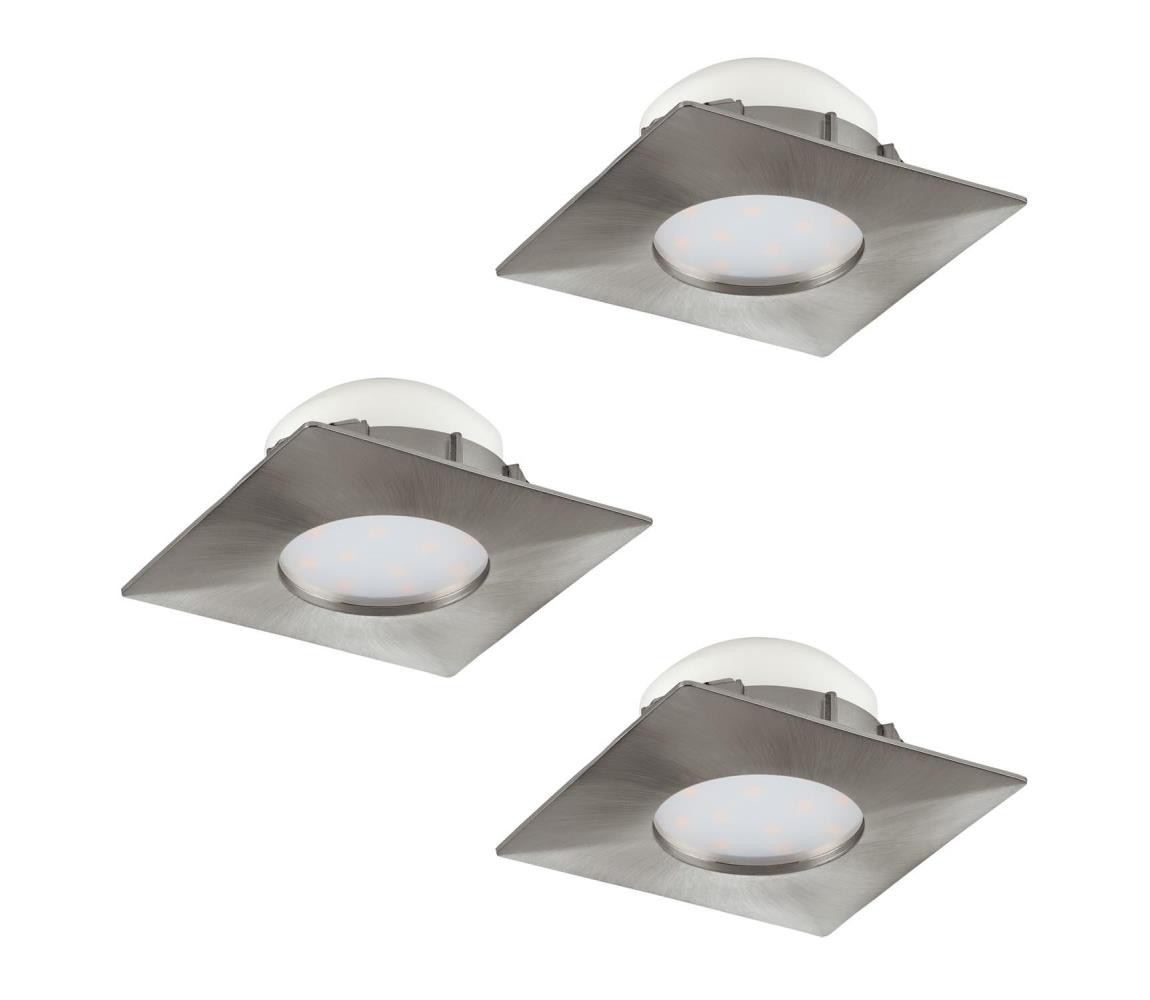 Eglo Eglo 95803 - SADA 3x LED podhledové svítidlo PINEDA 1xLED/6W/230V
