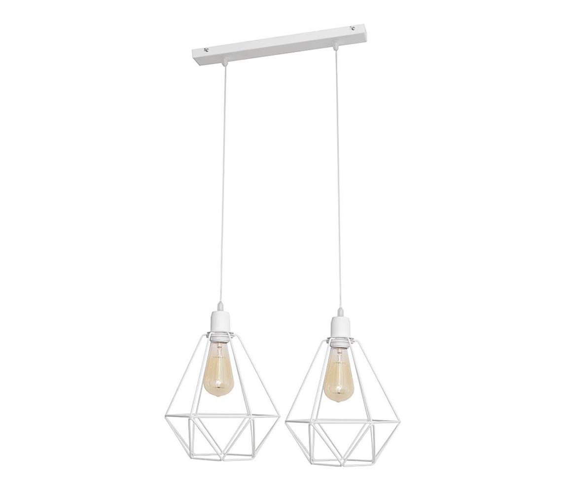 Lustr KARO 2xE27/15W/230V bílá