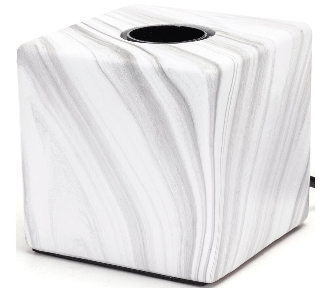 B.V.  - Stolní lampa 1xE27/60W/230V bílá/šedá