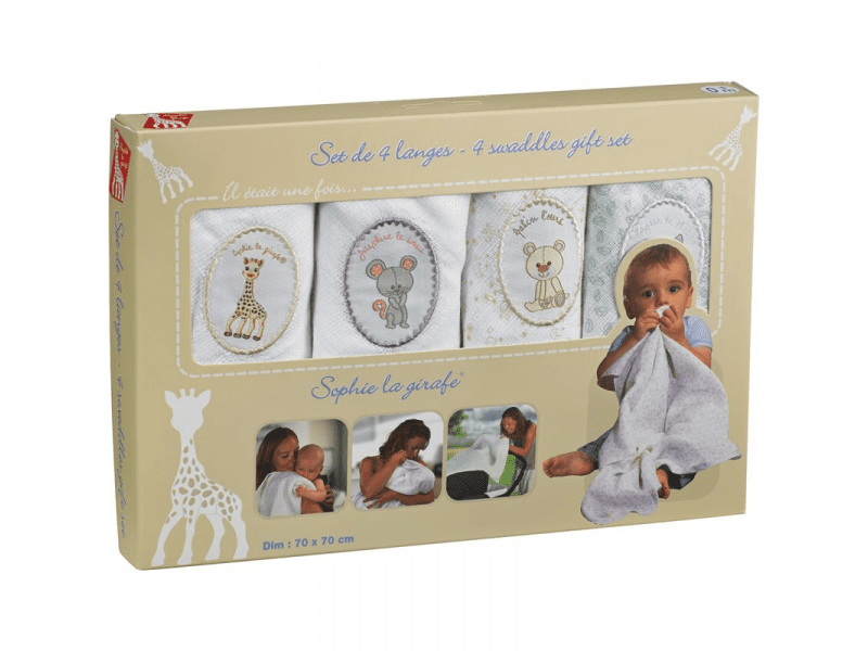 Vulli Set 4 plenek žirafa Sophie