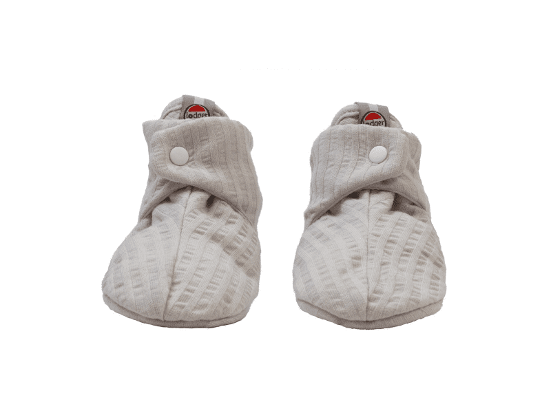 Lodger Slipper Seersucker Steel 6 - 12 měsíců