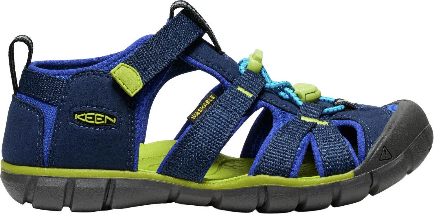 KEEN Seacamp II CNX Youth Dětské sandály naval academy/chartreuse 32-33 10054617KEN01C04