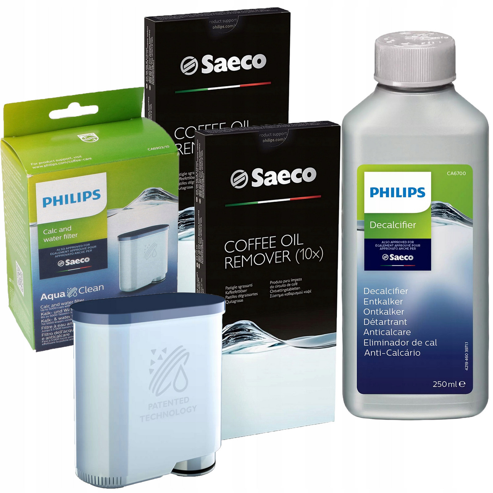 Odvápňovač tablet Filtr do kávovaru Saeco GranAroma Xelsis Deluxe