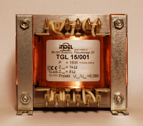 TGL15/001 Pp reproduktorový transformátor (2x 6N13S) Indel