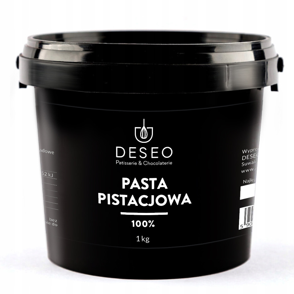 Pistáciová Pasta 100% 1kg Čerstvá Přírodní Deseo