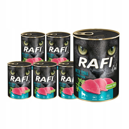 Balíček Rafi Cat Adult s tuňákem 12x400 g