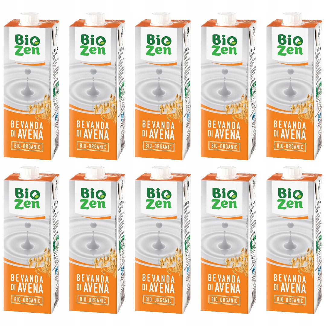 10x Sada Ovesné mléko rostlinný nápoj Bio Vege Přírodní složení