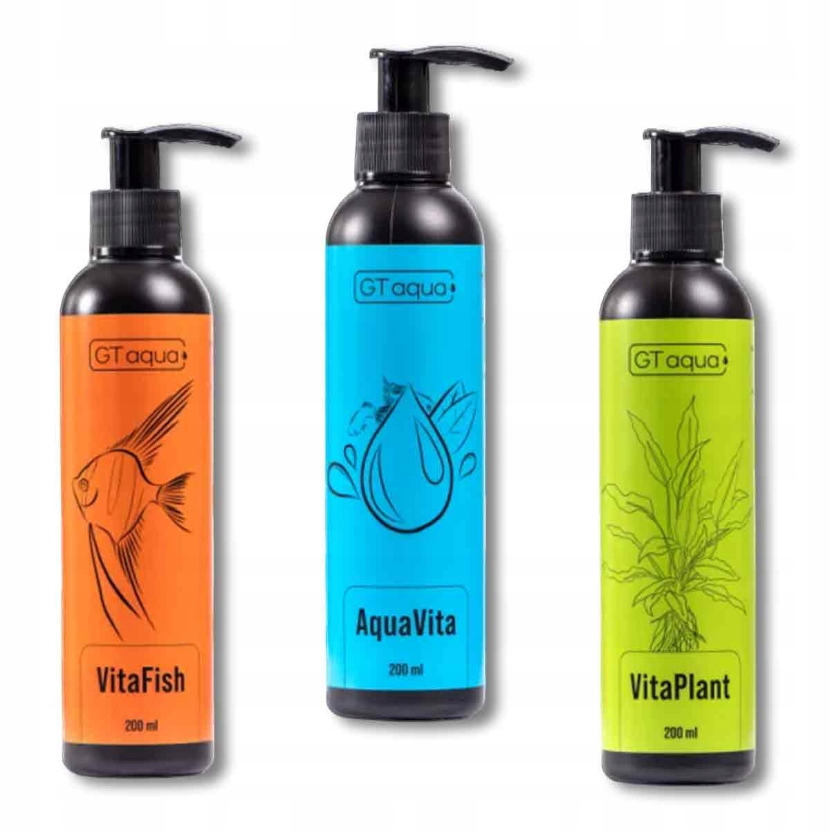 Gt Aqua Start 3x200 ml pro péči o akvárium