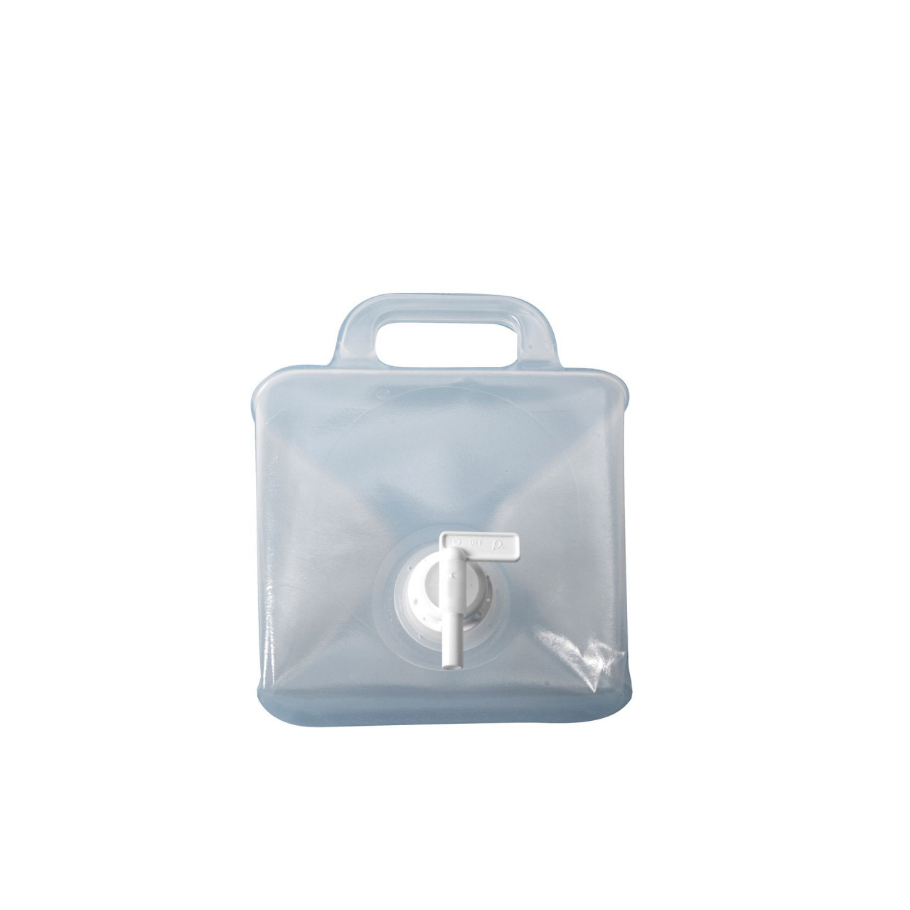 Skládací kanystr na vodu Politainer 10 l - průhledný