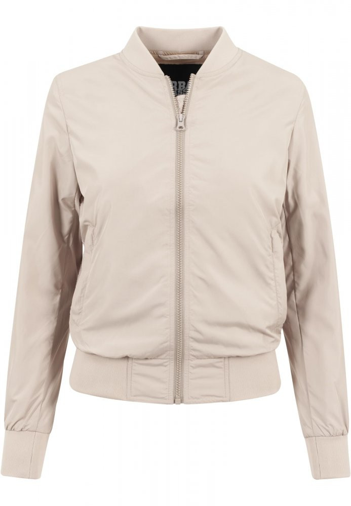 Béžová dámská jarní/podzimní bomber bunda Urban Classics M