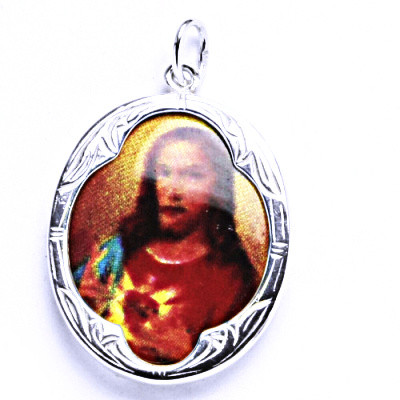 Madonka kameninová stříbro, Ježíš, P 1013 (B)