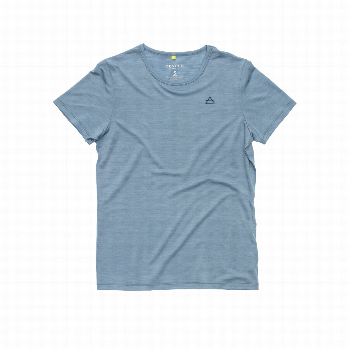 Dámské triko Devold Active Tee Wmn Velikost: S / Barva: modrá