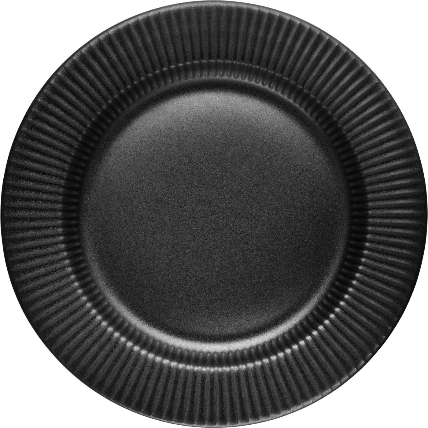 Jídelní talíř LEGIO NOVA 25 cm, černá, kamenina, Eva Solo