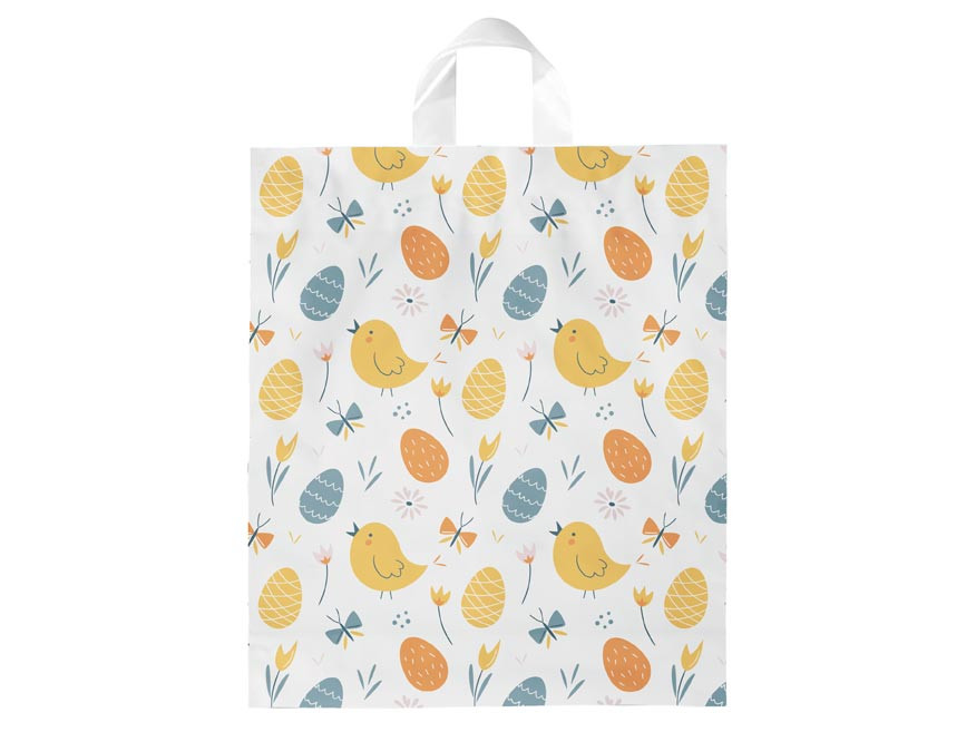 MFP 5252858 Igelitová velikonoční taška 39x46x8 (s uchem)