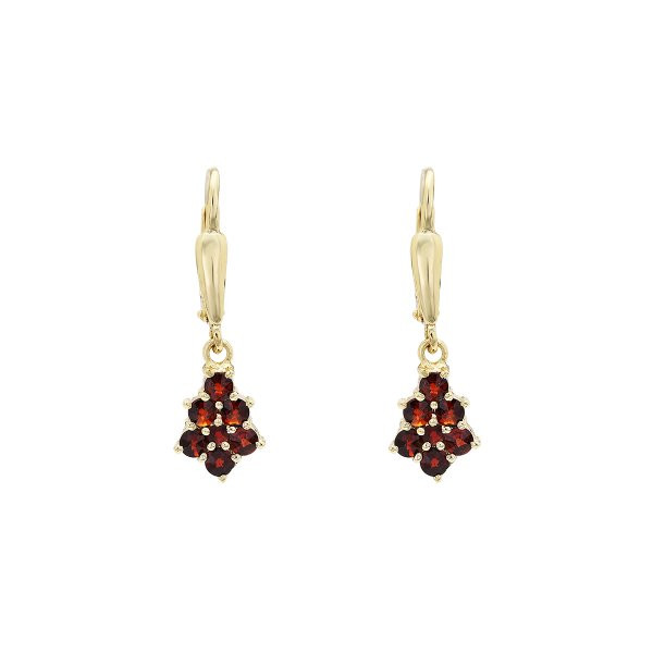 Náušnice s přírodními  kameny 634-398-380016-0000