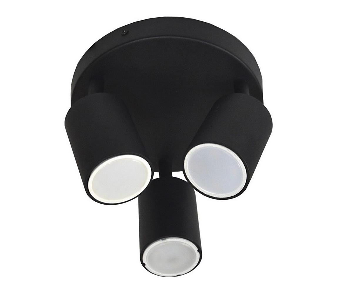 Bodové svítidlo FARGO 3xGU10/30W/230V černá