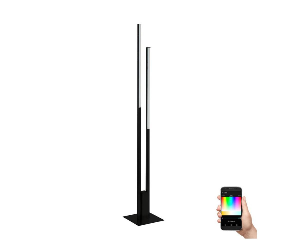 Eglo Eglo 900082 - LED RGBW Stmívatelná stojací lampa FRAIOLI-Z2xLED/16W/230V černá