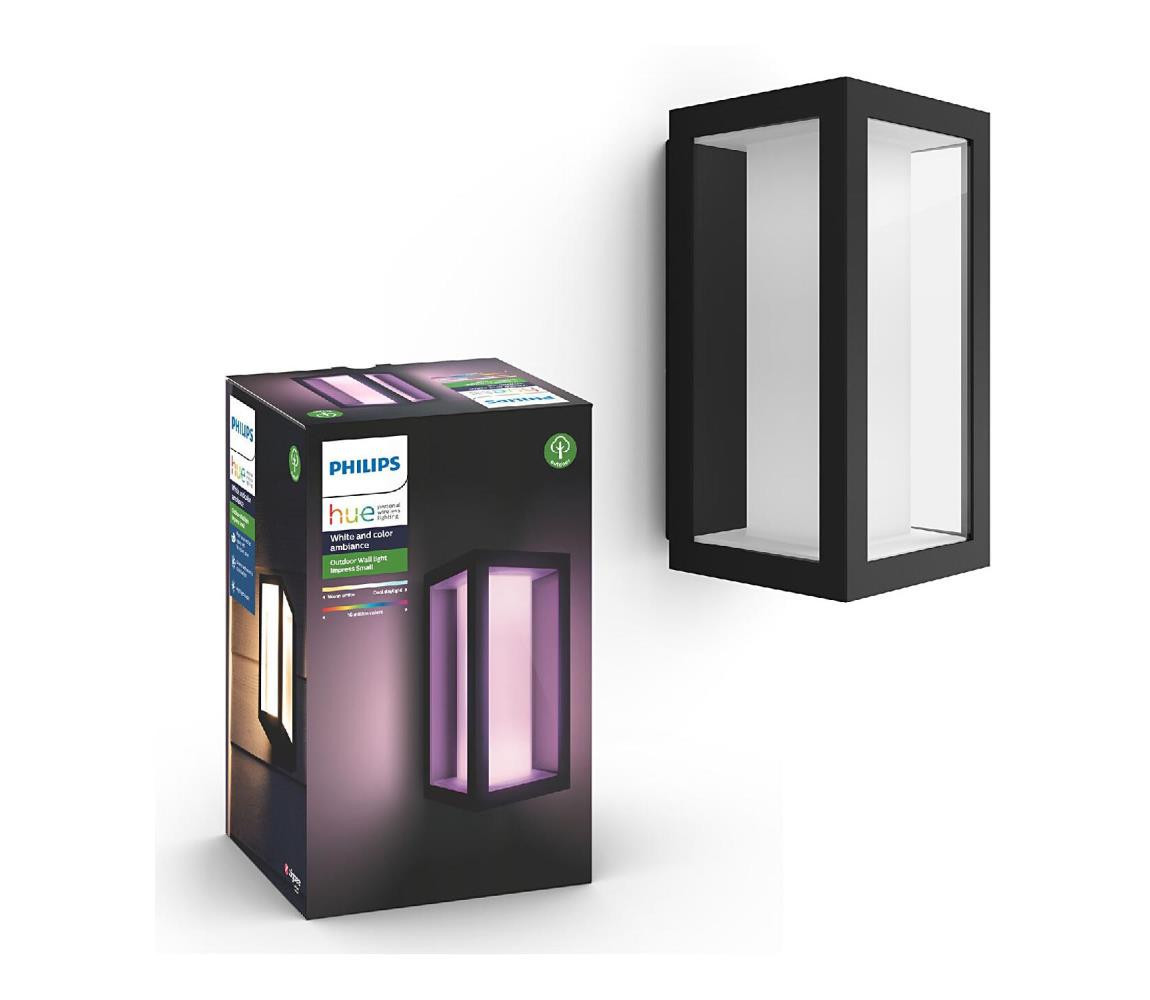 Philips Philips 17429/30/P7 - LED RGB Venkovní svítidlo Hue IMPRESS 2xLED/8W/230V IP44