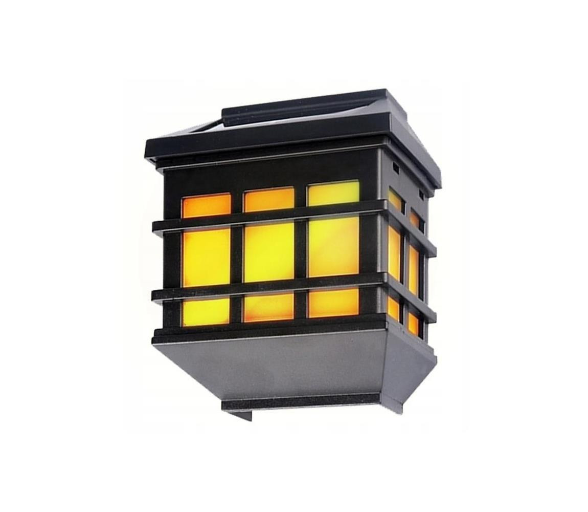 LED Solární nástěnná lampa se soumrakovým senzorem LED/2V 70 mAh IP44