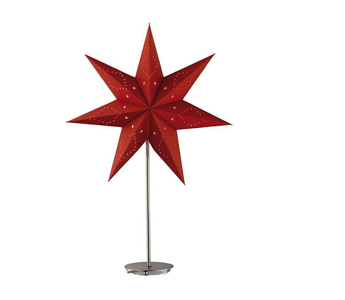 Markslöjd Markslöjd 8813,130 - Vánoční dekorace SATURNUS 1xE14/25W/230V 69 cm červená