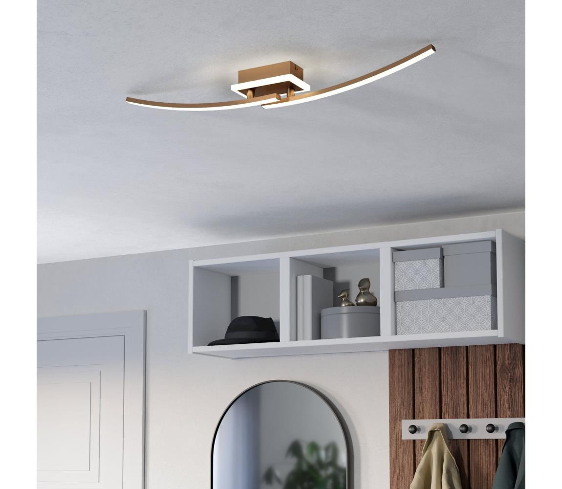 Eglo Eglo 901219 - LED Stropní svítidlo LUNGOLAGO LED/12W/230V 4000K měděná