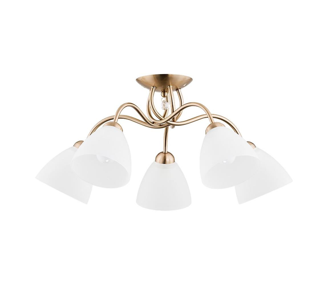 Přisazený lustr AMARILLO 5xE27/15W/230V zlatá