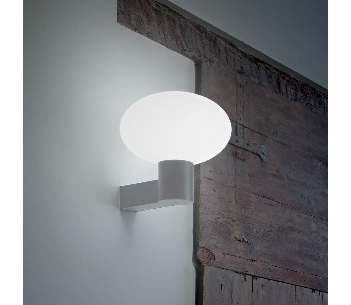 Ideal Lux Ideal Lux - Venkovní nástěnná lampa CLIO 1xE27/42W/230V IP44 šedá